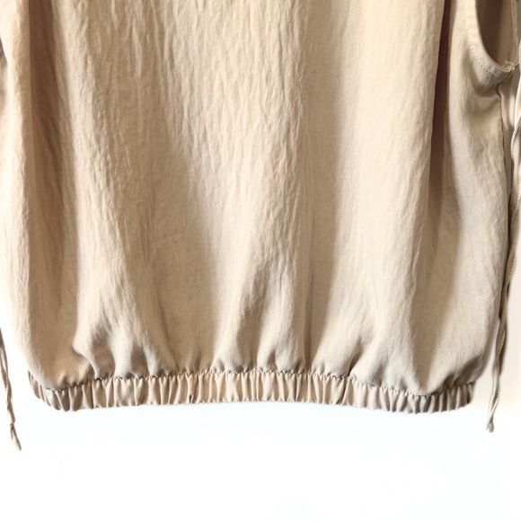 Black Tape by Dex Elastic Waist Light Beige Top Size M - Picture 8 of 11